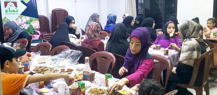 الإفطار الرمضاني الثالث لأبناء مؤسسة نماء في طرابلس
