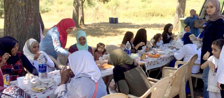 رحلة ترفيهية للمهتديات في المنتدى للتعريف بالإسلام إلى غابة الشبانية