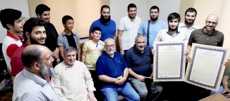 دار القرآن الكريم في بيروت تجيز الأخوين طارق حكيم ومنير علم الدين برواية حفص عن عاصم