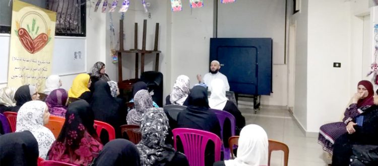 قطاف رمضان.. محاضرة للشيخ حسن قاطرجي في مخيم شاتيلا