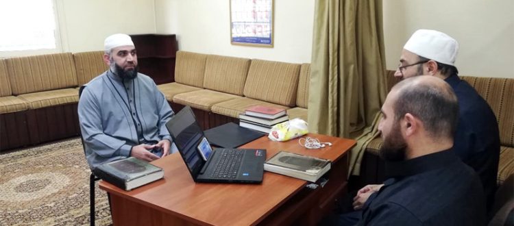 دار القرآن تجيز الأخ الشيخ بهاء العلي بالقراءات العشر من طريقي الشاطبية والدرة