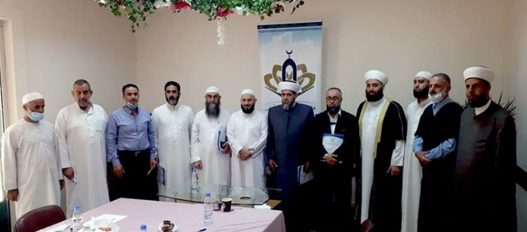 استقبال وفد من مشايخ عكار يتقدمهم رئيس هيئة علماء المسلمين في لبنان