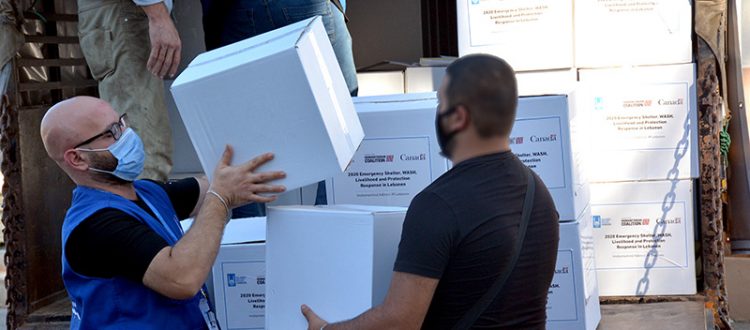 مؤسسة نماء: توزيع 200 حصة نظافة ضمن حملة 