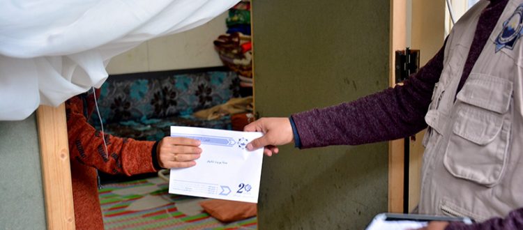 مؤسسة نماء: تقديم مساعدات مالية لعشرات العائلات ضمن حملة 