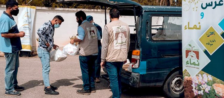 مؤسسة نماء توزّع 450 سلة معقّمات للمتضررين من تفجير مرفأ بيروت