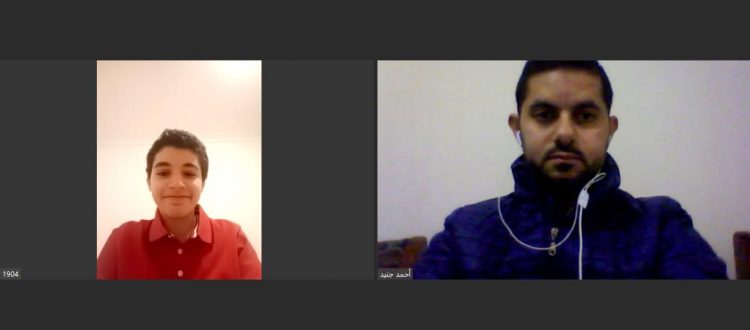 الطالب المتميّز أحمد المقدم (١٤ عامًا) يتمّ حفظ القرآن الكريم