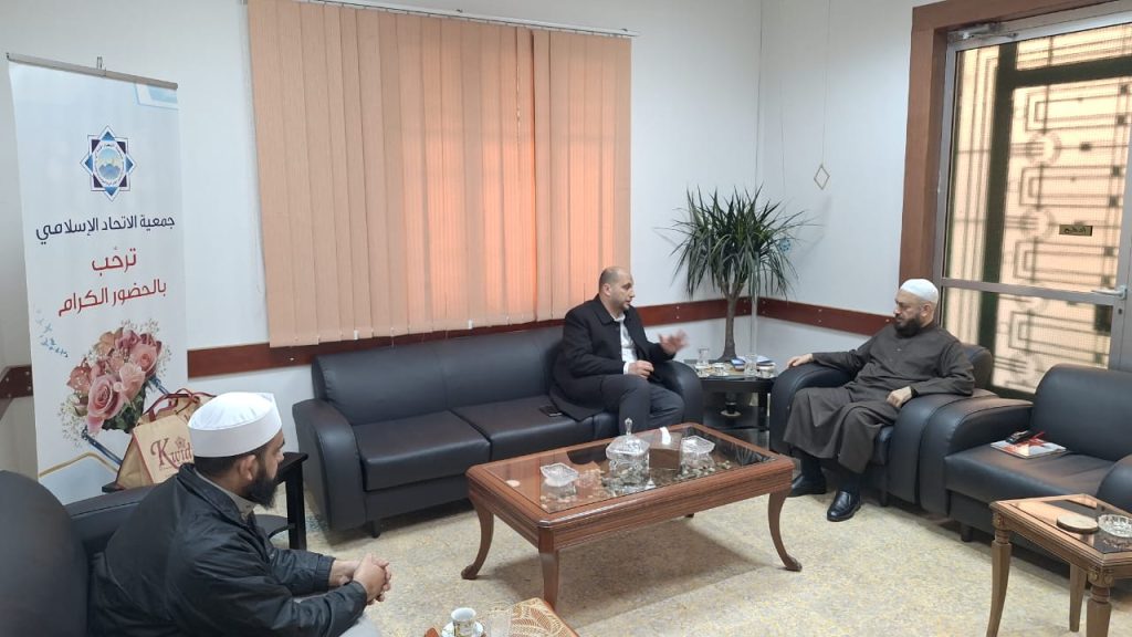جمعية الاتحاد الإسلامي تستقبل مدير الثقافة في دمشق الأستاذ شريف رجب في دار الدعوة - بيروت