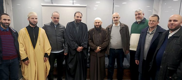 وفد من جمعية الاتحاد الإسلامي يزور الشيخ ماهر جارودي تقديرًا لنشاطه الدعوي ومواقفه الجريئة