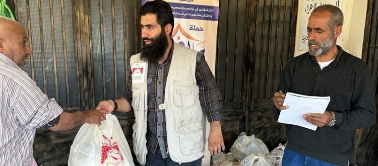 استمرار توزيع المساعدات الغذائية ضمن حملة 