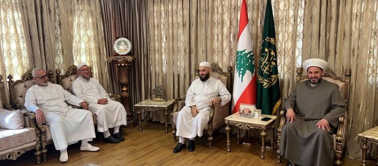 رئيس جمعية الاتحاد الإسلامي يزور مفتي زحلة والبقاع الغربي الشيخ علي الغزّاوي