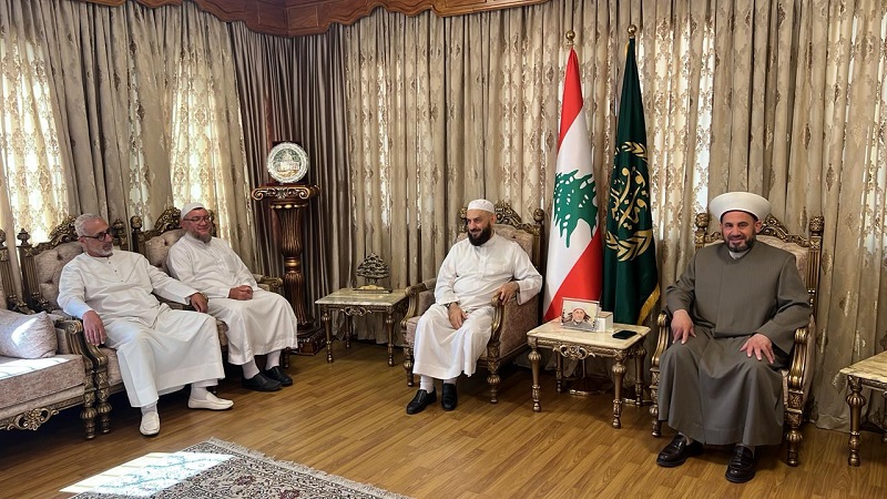 رئيس جمعية الاتحاد الإسلامي يزور مفتي زحلة والبقاع الغربي الشيخ علي الغزّاوي