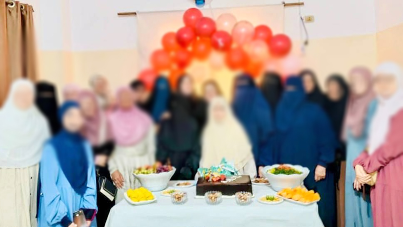 مجلس ختم وتسليم إجازة لأختين في دار القرآن الكريم – البداوي