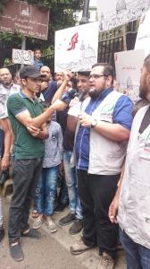 كلمة المنتدى الطلابي يليقيها أ. علي إبراهيم رئيس لجنة القدس والأقصى في جمعية الاتحاد الإسلامي