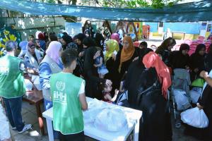 مؤسسة نماء: توزيع 300 طرد غذائي بالتعاون مع IHH-005