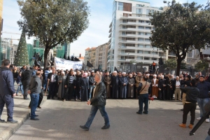 اعتصام الأهالي لإقرار العفو العام أمام السراي الحكومي في بيروت وجمعية الاتحاد الإسلامي تشارك