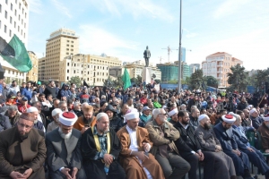 اعتصام الأهالي لإقرار العفو العام أمام السراي الحكومي في بيروت وجمعية الاتحاد الإسلامي تشارك