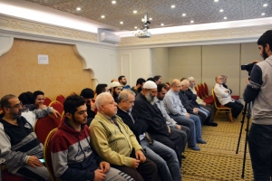 الحبيب الزوج ﷺ - محاضرة نظمتها لجنة المرأة والأسرة - حنايا في جمعية الاتحاد الإسلامي للشيخ د. أبو بكر الذهبي.-001