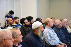 الحبيب الزوج ﷺ - محاضرة نظمتها لجنة المرأة والأسرة - حنايا في جمعية الاتحاد الإسلامي للشيخ د. أبو بكر الذهبي.-002