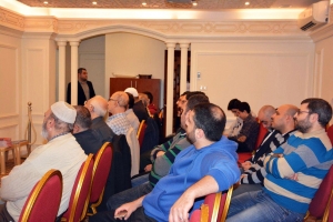 الحبيب الزوج ﷺ - محاضرة نظمتها لجنة المرأة والأسرة - حنايا في جمعية الاتحاد الإسلامي للشيخ د. أبو بكر الذهبي.-004