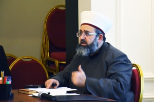 الحبيب الزوج ﷺ - محاضرة نظمتها لجنة المرأة والأسرة - حنايا في جمعية الاتحاد الإسلامي للشيخ د. أبو بكر الذهبي.-005