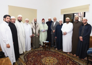 ختم مجلس قراءة كتاب شرح الخاقانية بحضور الشيخ الدكتور يحيى الغوثاني في دار القرآن الكريم - بيروت