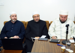 ختم مجلس قراءة كتاب شرح الخاقانية بحضور الشيخ الدكتور يحيى الغوثاني في دار القرآن الكريم - بيروت