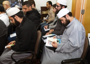 ختم مجلس قراءة كتاب شرح الخاقانية بحضور الشيخ الدكتور يحيى الغوثاني في دار القرآن الكريم - بيروت