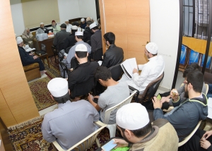 ختم مجلس قراءة كتاب شرح الخاقانية بحضور الشيخ الدكتور يحيى الغوثاني في دار القرآن الكريم - بيروت