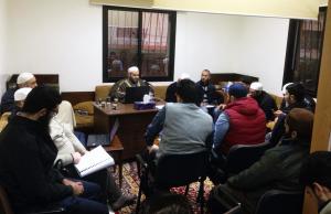 اللقاء الثاني لمجلس قرّاء الشام: قراءة في كتاب "التحديد في الإتقان والتجويد" في دار القرآن الكريم - بيروت-001