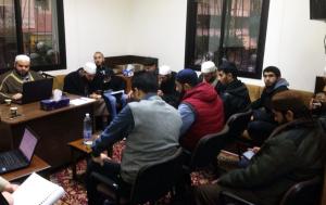 اللقاء الثاني لمجلس قرّاء الشام: قراءة في كتاب "التحديد في الإتقان والتجويد" في دار القرآن الكريم - بيروت-003