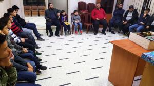 دار القرآن الكريم في طرابلس تكرّم الطالب عمر عبد الله لنيله بطولة العالم في كيك بوكسينغ وتميزه في حفظ القرآن-001