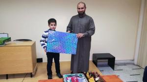 دار القرآن الكريم في طرابلس تكرّم الطالب عمر عبد الله لنيله بطولة العالم في كيك بوكسينغ وتميزه في حفظ القرآن-002