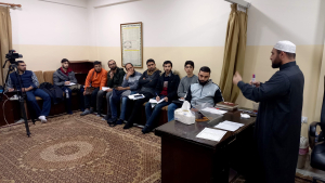 انطلاق درس شرح نظم الآجُرُّوميّة مع الشيخ الحافظ الجامع خالد يونس في طرابلس