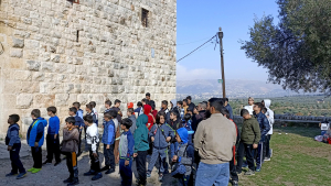رحلة ترفيهية تربوية لطلاب نادي الفرقان الشتوي في طرابلس إلى قلعة بربر آغا التاريخية