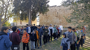 رحلة ترفيهية تربوية لطلاب نادي الفرقان الشتوي في طرابلس إلى قلعة بربر آغا التاريخية