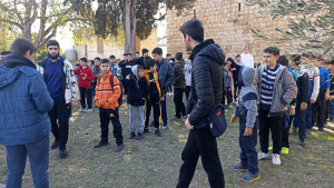 رحلة ترفيهية تربوية لطلاب نادي الفرقان الشتوي في طرابلس إلى قلعة بربر آغا التاريخية