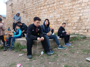 رحلة ترفيهية تربوية لطلاب نادي الفرقان الشتوي في طرابلس إلى قلعة بربر آغا التاريخية