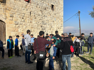 رحلة ترفيهية تربوية لطلاب نادي الفرقان الشتوي في طرابلس إلى قلعة بربر آغا التاريخية