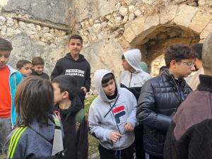 رحلة ترفيهية تربوية لطلاب نادي الفرقان الشتوي في طرابلس إلى قلعة بربر آغا التاريخية