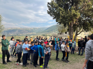 رحلة ترفيهية تربوية لطلاب نادي الفرقان الشتوي في طرابلس إلى قلعة بربر آغا التاريخية