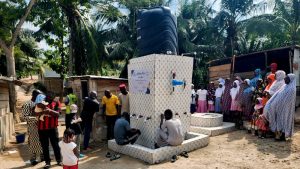 حفر بئرَي “آل مرعشلي” مع موضئين في غانا وتوغو - البئر 97 ضمن مشروع “سقيا الماء” في أفريقيا