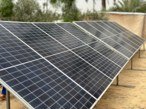 إعادة ترميم بئر مياه جوفي في غزة وتشغيله من خلال الطاقة الشمسية ضمن حملة طوفان الأمل