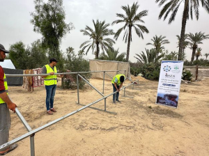 إعادة ترميم بئر مياه جوفي في غزة وتشغيله من خلال الطاقة الشمسية ضمن حملة طوفان الأمل