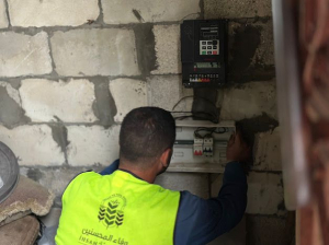 إعادة ترميم بئر مياه جوفي في غزة وتشغيله من خلال الطاقة الشمسية ضمن حملة طوفان الأمل