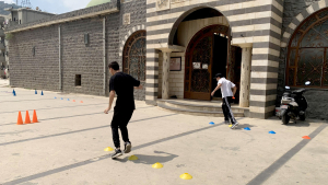 مخيم شبابيّ في ربوع مسجد البيرة - عكار في ختام دورة مهارات المسلم الجديد-3