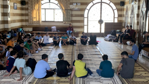 مخيم شبابيّ في ربوع مسجد البيرة - عكار في ختام دورة مهارات المسلم الجديد-3