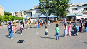يوم ترفيهي ودعم نفسي للأطفال بعد تفجير بيروت في منطقة الكارنتينا
