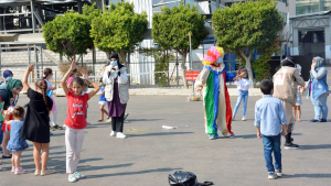 يوم ترفيهي ودعم نفسي للأطفال بعد تفجير بيروت في منطقة الكارنتينا