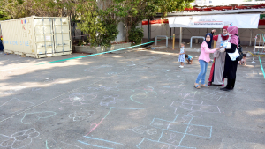 يوم ترفيهي ودعم نفسي للأطفال بعد تفجير بيروت في منطقة الكارنتينا