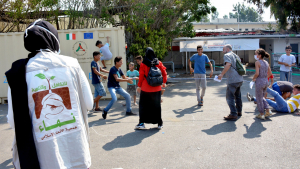 يوم ترفيهي ودعم نفسي للأطفال بعد تفجير بيروت في منطقة الكارنتينا